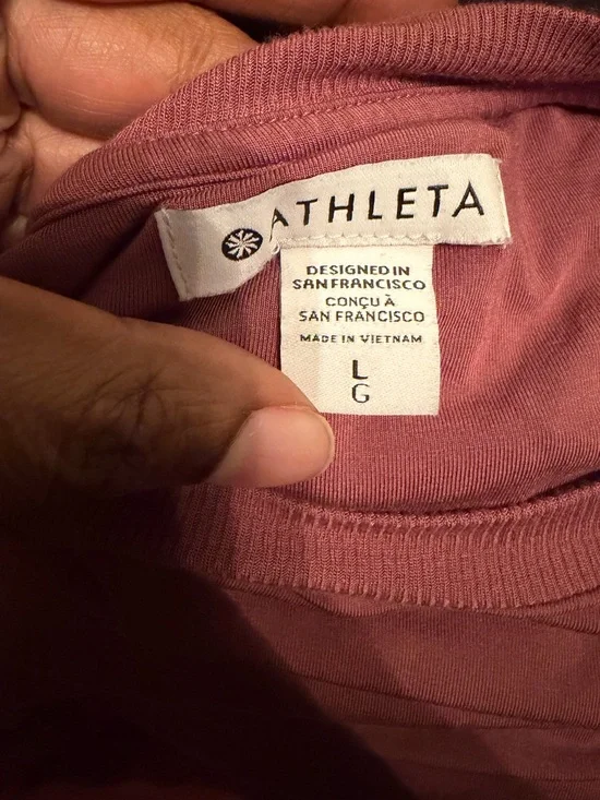 Athleta Sleeveless Mauve Midi Dress - Picture 8 of 9